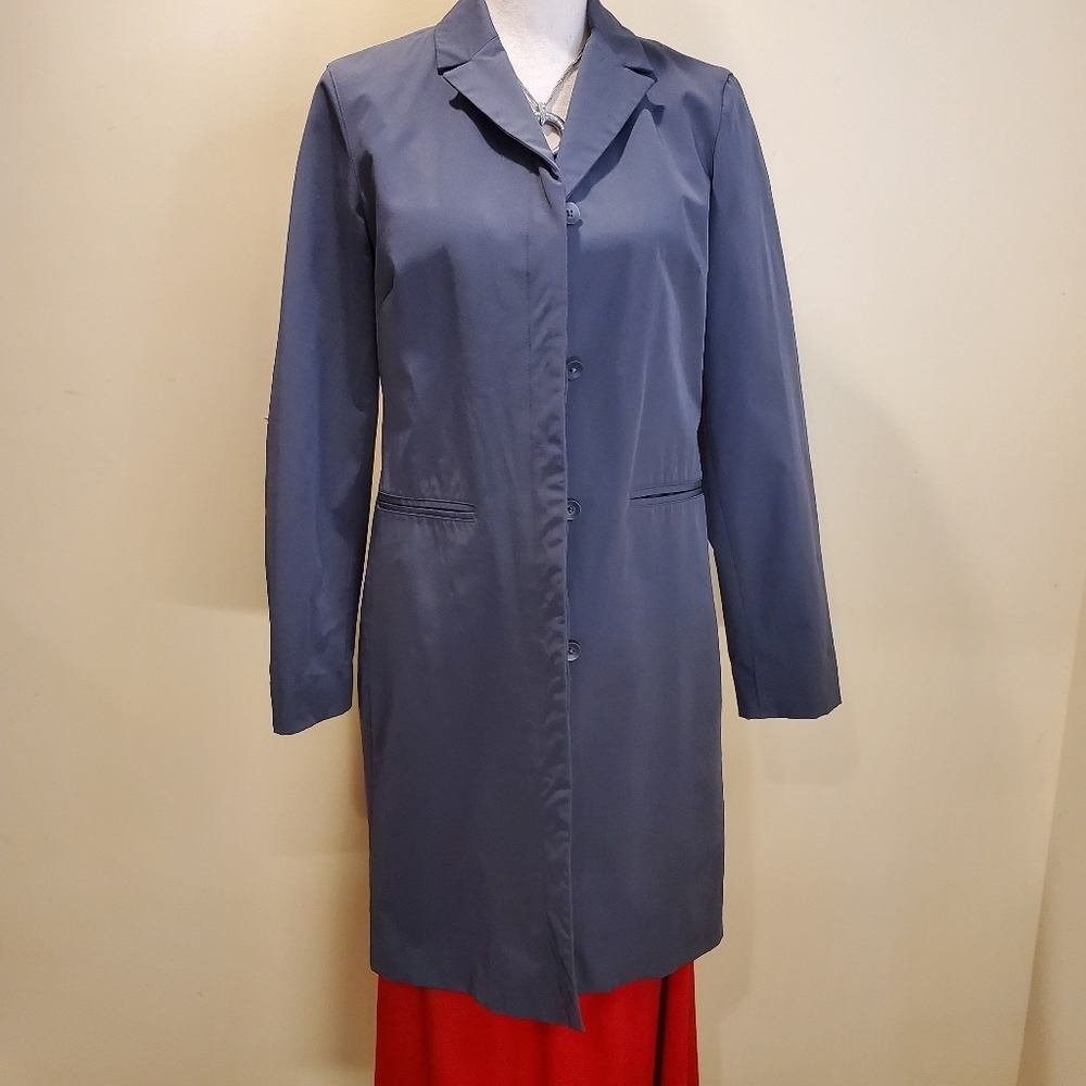 Gap gray long trench to gray coat size S